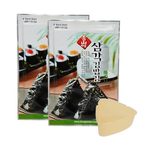 청산에 삼각김밥 김 10g x 2p + 틀, 20g, 1세트