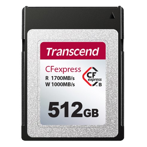 트랜센드 CFexpress 820 Type B 메모리카드, 512GB