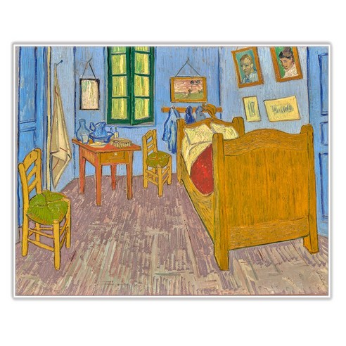 제이디아트 고흐 그림 액자 아를의 침실3 VG-12, 엣지화이트
