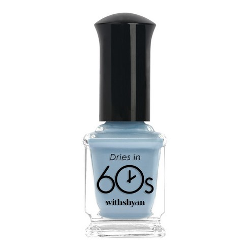 위드샨 60초 매니큐어 유광 9ml, 1개, M45 파우더블루