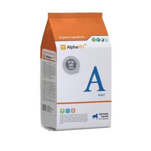 알파벳 어덜트 강아지 사료 A, 닭, 1.2kg, 1개