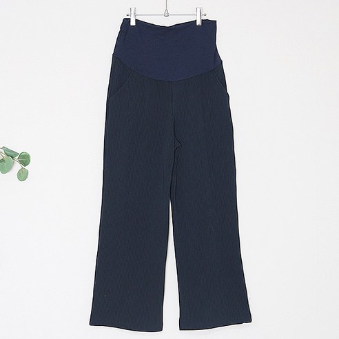 이얀 골지 통 임산부 하의 봄 가을 바지