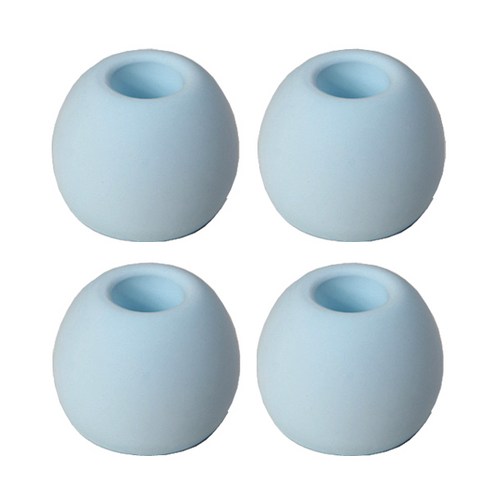 심플한 규조토 칫솔꽂이 원형, 블루, 4개