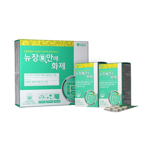 유유제약 뉴 장안에 화제 유산균, 2개, 13.5g