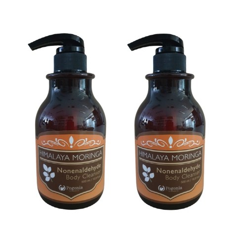 포고니아 히말라야 모링가 노넨알데하이드 바디클렌져 라벤더향, 500ml, 2개
