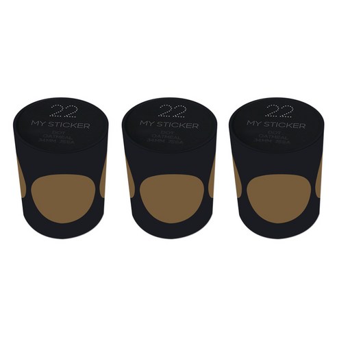폼텍 마이 스티커 도트 34mm 1롤, 22 OATMEAL, 3개