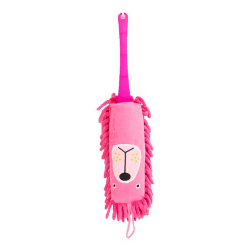 한림리빙 동물 휴대용 먼지털이개, 사자(Pink), 1개