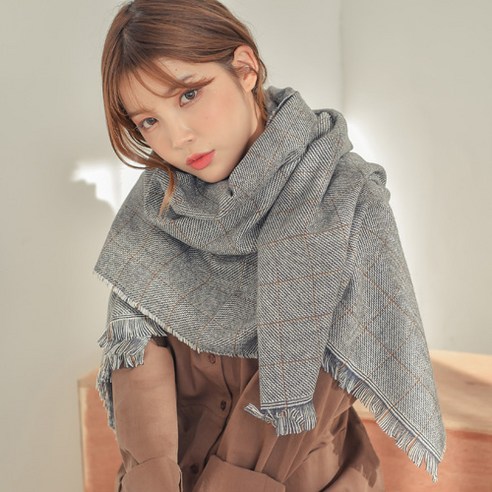 코코드림 랜디 체크 숄머플러