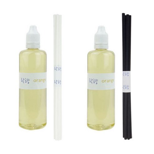 락향 디퓨저리필 105ml x 2p + 발향스틱 10p, 오렌지