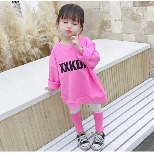 미소파파 아동용 핑크박시 레깅스세트