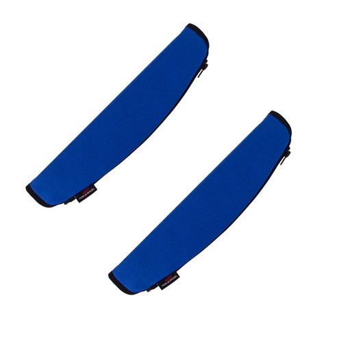 노블엔젤 메모리폼 안전벨트 커버, 블루, 2개