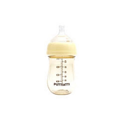 프띠아띠 PPSU 유꼭지 젖병 200ml 단품, 1단계, 옐로우