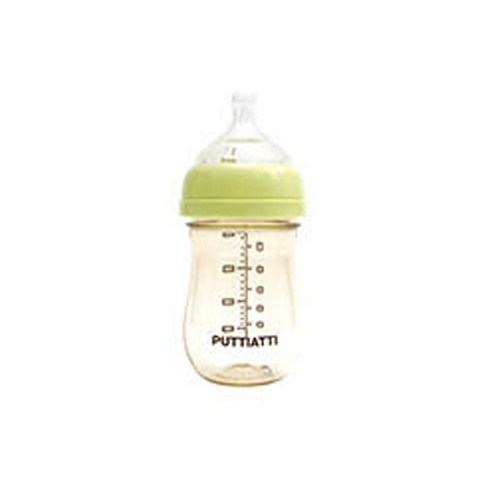 프띠아띠 PPSU 유꼭지 젖병 200ml 단품, 1단계, 그린