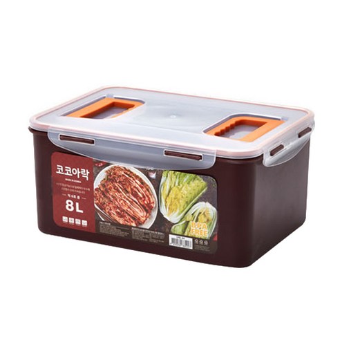 코코아락 진공밀폐 김치통, 8L, 1개