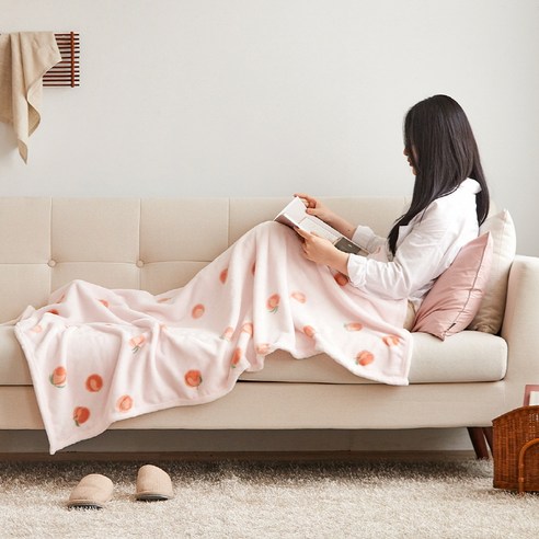 아이르 쥬니아 극세사 밍크담요, 코랄