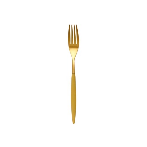 까사무띠 아모르 무광 골드 디저트 포크, 머스타드, 1개