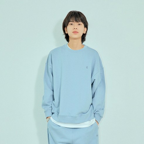 폴햄 미니 심볼 오버핏 맨투맨 PHA4TR3833