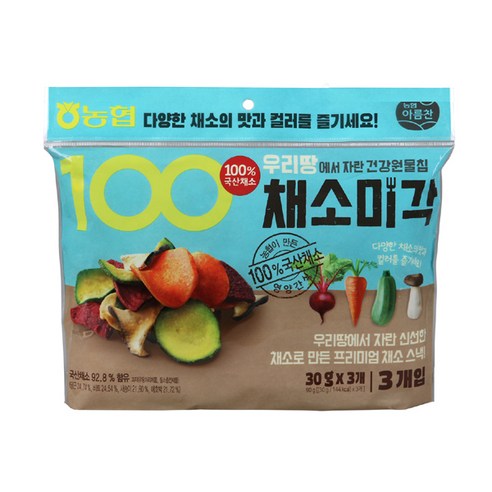 아름찬 채소미각, 30g, 3개