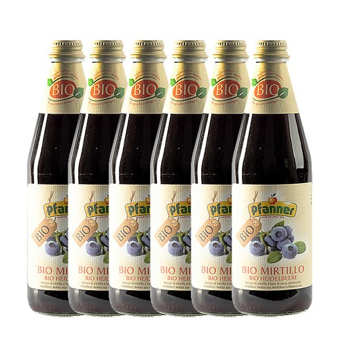 파너 유기농 블루베리음료, 500ml, 6개