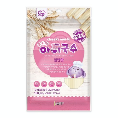 치키몽키 우리밀 아이국수 30g, 일반맛, 5개