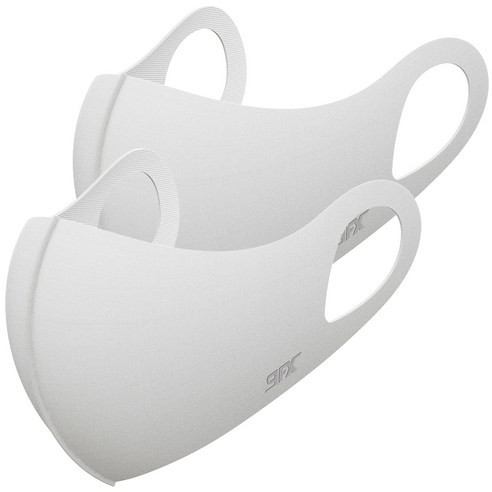 나인에프엑스 스포츠 데일리 페이스 마스크, 화이트, 2개