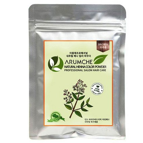 아름채 내추럴헤나 케미칼 파우더 100g, 브라운, 1개