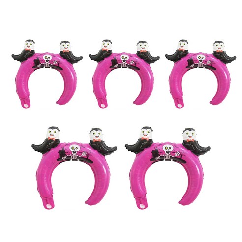 와우파티코리아 할로윈 풍선 머리띠, 유령, 5개