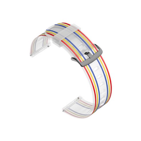 비쉐르 쓰리테일 갤럭시 워치 2 실리콘 밴드 스트랩 44mm, 투명, 1개