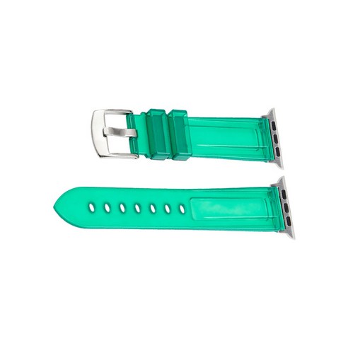 비쉐르 애플워치 4 리파이어 실리콘 밴드 스트랩 44mm, 라이트그린, 1개