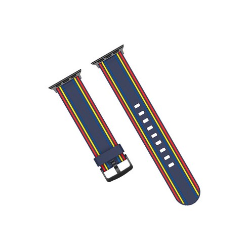 비쉐르 애플워치 2 쓰리테일 실리콘 밴드 스트랩 42/44mm, 네이비, 1개