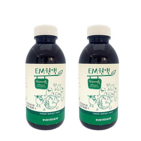 에버미라클 EM원액, 500ml, 2개