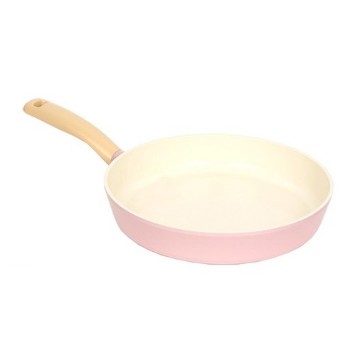 네오플램 레트로 후라이팬 핑크, 28cm, 1개