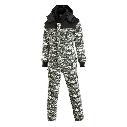 아트윈 겨울용 디지털 일체형 작업복 스즈끼 SJ-07, 밀리터리, 1개