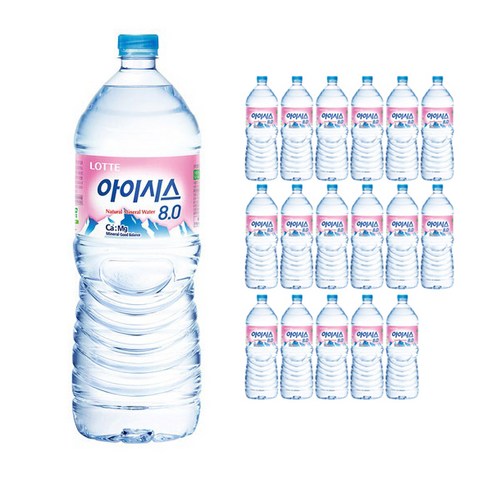 아이시스 8.0 생수, 2L, 18개