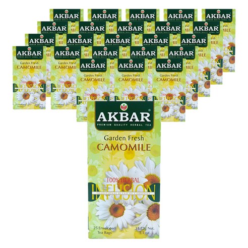 아크바 캐모마일 1.25g x 25p, 31.25g, 25개입, 24개