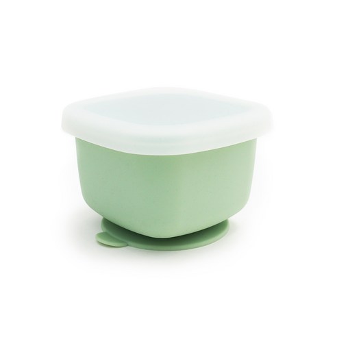 미오미오 실리콘 이유식볼 이유식 보관용기 96 x 96 x 68 mm, 베이지, 1개