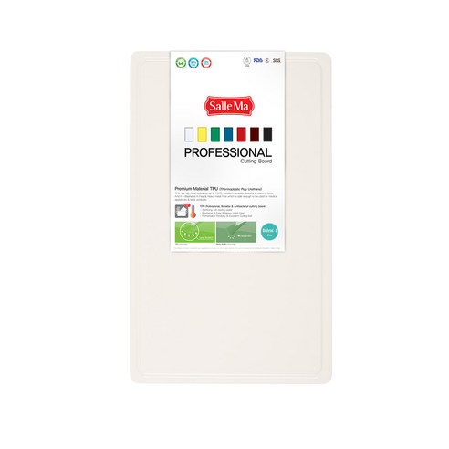 샐마 TPU 프로페셔널 도마, 화이트, 1개