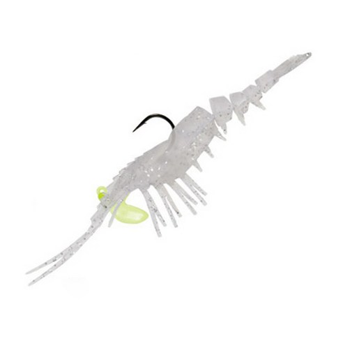 피나투라 리얼 쉬림프 웜 + 지그 훅 세트 13cm, 6, 14g