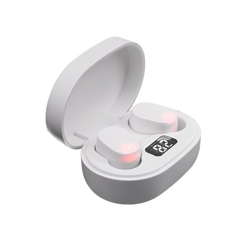 시크론 듀얼 블루투스 이어폰 SM-100BT, 화이트