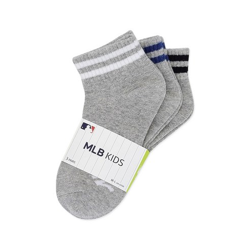 MLB 아동용 목이선 단목 양말 3족
