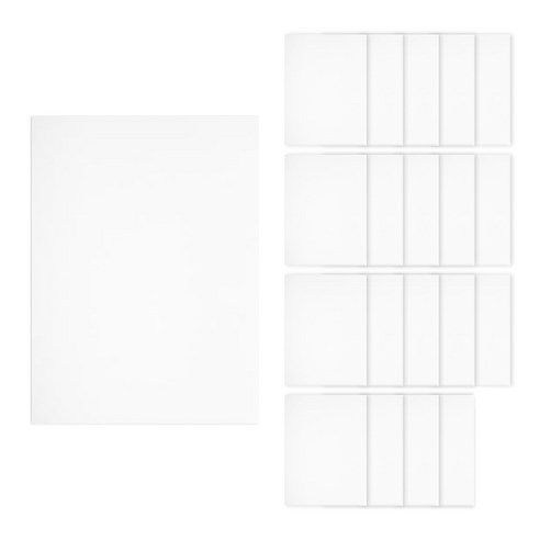 VIC 하드보드지 합지 3mm, A4, 20개