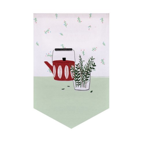큐트 플래그 커튼 L05