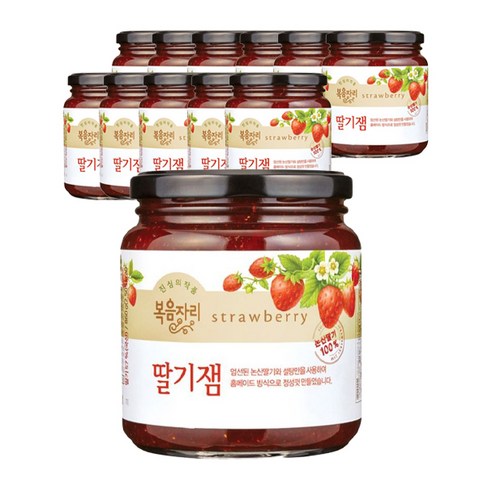 복음자리 딸기잼, 860g, 12개