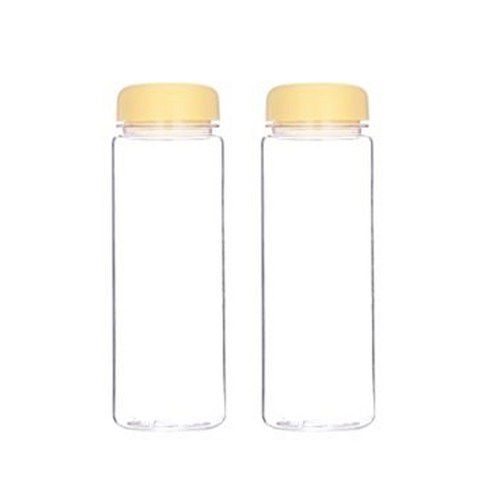 보틀트리 무지 미니 트라이탄 마이보틀 2p, 옐로우, 500ml, 2개