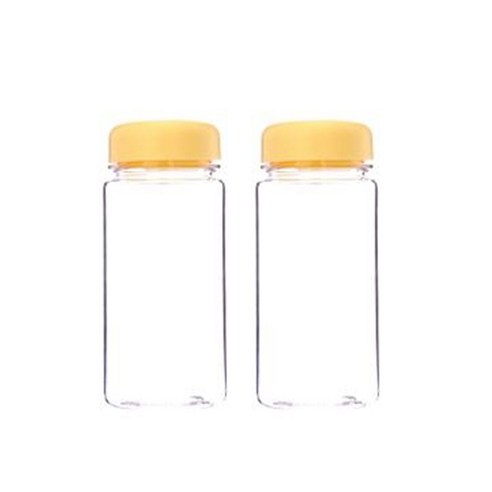 보틀트리 무지 미니 트라이탄 마이보틀 2p, 옐로우, 350ml