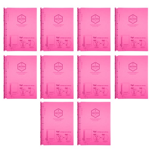 문화산업 젤리 팝스 스마트 노트 60p, 네온핑크(JN600-77), 10개