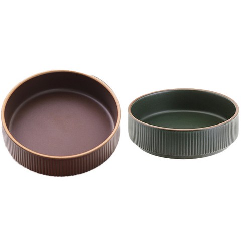 로얄베일 라포레 찬기 10.5cm, 소일브라운, 우드그린, 2개