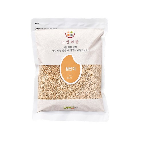 씨익 소반미반 찰현미, 4kg, 1개