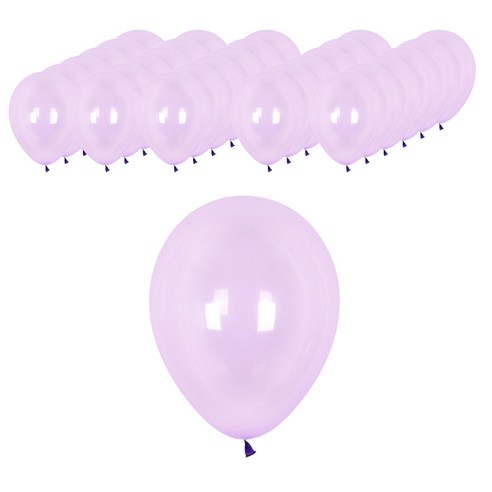 셈퍼텍스 크리스탈파스텔 풍선 30cm, 라일락, 50개