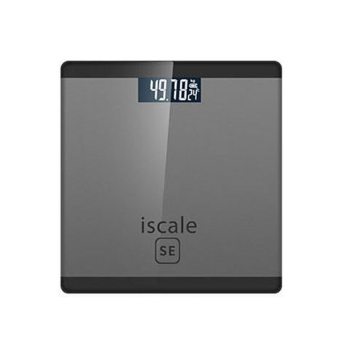 iscale SE 미니 디지털 체중계, 메탈그레이